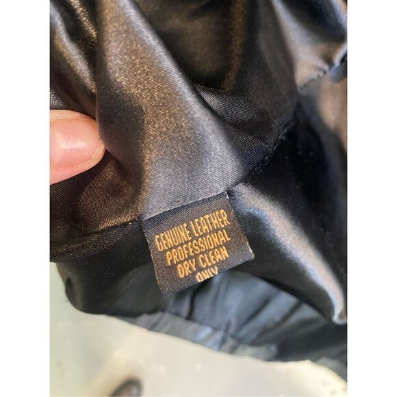 Xtrēm Genuine Leather Black Jacket Button Front Women’s Size XL - Picture 10 of 16